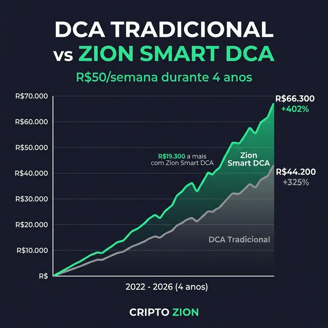 DCA Tradicional vs Zion Smart DCA
